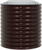 vidaXL - Tuin - Plantbed - Bruin - 320x80x81 - cm - Gegalvaniseerd - Staal