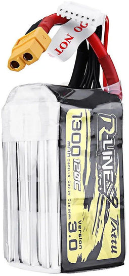 Li-Polymer batterij - 1300mAh (22.2V) 120C 6S R-Line V3 XT60 connector voor modelbouw, drones, multicopters, quadrocopter zoals 6S1P