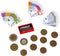 Klein Toys Euro speelgeld - 11 munten van 1 cent tot 2 euro en 37 biljetten van 5 tot 500 euro - incl. creditcard