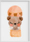 Schilderij Crochetts Multicolour 33 x 43 x 2 cm Beer
