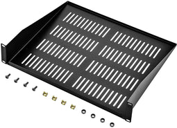 Renkforce RF-3432144 - Apparatenbodem 19 inch - Ventilatiesleuven - Zwart