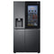 LG GSXV90MCDE - Amerikaanse koelkast - 635 liter - No-Frost - Zwart