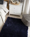 EVREN - Shaggy vloerkleed - Donkerblauw - 80 x 150 cm - Polyester