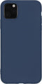 iMoshion Hoesje Geschikt voor iPhone 11 Pro Max Hoesje Siliconen - iMoshion Color Backcover - Donkerblauw