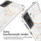 iMoshion Hoesje Geschikt voor Samsung Galaxy S21 Hoesje Met Koord - iMoshion Design Hoesje met Koord - Wit / White Marble