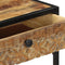 vidaXL - Wandtafel - 100x35x75 - cm - massief - mangohout