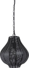 Light & Living Hanglamp Micha - 30cm - Mat Zwart