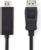 Nedis DisplayPort-Kabel - DisplayPort Male - HDMI Connector 1080p - 3.00 m - Zwart
