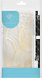 iMoshion Hoesje Geschikt voor Samsung Galaxy S10 Plus Hoesje Met Koord - iMoshion Design Hoesje met Koord - Goud / Transparant