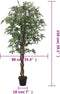 vidaXL - Kunstplant - esdoornboom - 504 - bladeren - 150 - cm - groen