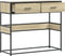 vidaXL - Wandtafel - 90x35x80 - cm - bewerkt - hout - sonoma - eikenkleurig