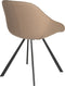 Dutchbone Wakefield - Eetkamerstoelen - Comfortabele kuip met afneembare kussens - Beige (set van 2)