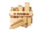 Tactic Kubb - Actiespel - Luxe houten draagkist - Duurzaam grenenhout