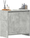 vidaXL - Wastafelkast - 60x33x60 - cm - bewerkt - hout - betongrijs