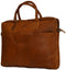 DSTRCT Limited Laptoptas - 17 inch - Gewatteerd laptopvak - Cognac