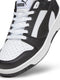 PUMA Rebound V6 LO JR - Unisex Sneakers - Retro-inspiratie - PUMA White-PUMA Black