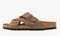 Birkenstock Lugano - Slipper - Nubuckleer - Tabacco Brown - Smal - 43
