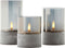 Brilliant Bougie Batterij - Tafellamp - LED - Flickering Candle Light Set - Grijs/Smoke - IP44