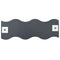 vidaXL - Wandspiegels - golfvormig - 4 - st - 60x18,5 - cm - glas