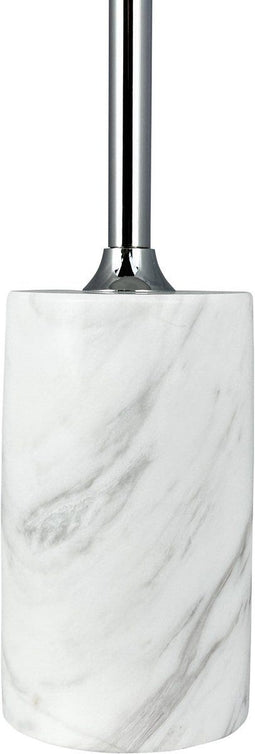 Dyberg Larsen Starlight - Oplaadbare tafellamp - 3 helderheidsniveaus - Chroom/Wit marmer