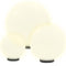 vidaXL 6-delige LED-bollampenset rond 20/30/40 cm PMMA