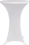vidaXL - Statafelhoes - 4 - st - stretch - Ø60 - cm - wit