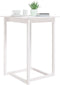 vidaXL - Bartafel - 80x80x110 - cm - massief - grenenhout - wit