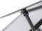 vidaXL - Tuinkas - met - basisframe - 334x169x195 - cm - aluminium - antracietkleur