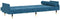 vidaXL - Slaapbank - met - kussens - fluweel - blauw
