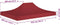 vidaXL - Partytentdak 270 g/m² - 4x3 m - bordeauxrood