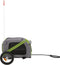 vidaXL - Hondenfietstrailer - oxford - stof - en - ijzer - groen - en - grijs