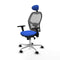 Piqueras y Crespo 3D086N1 - Bureaustoel - Hoofdsteun verstelbaar - Blauw