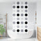 vidaXL - Doucherolgordijn - 110x240 - cm - stofbreedte - 106 - cm
