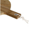 Pizzaset - LIVOO - MES158 - Acaciahout - 30 x 45 cm - 1 pizzasnijder - Handvat met ophanggat