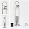Ceruzo Toiletbutler - Vrijstaand - RVS Glanzend 80 cm - WCRolhouder + Borstel - Luxe Badkameraccessoire