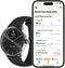 Withings Scanwatch Light - Smartwatch - Hartslagmonitor Activiteiten volgen - Zilver (Zwart)