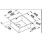Blanco Claron 450-U - Onderbouwspoelbak RVS - InFino 3 1/2'' Korbventil 490x440 mm