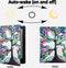 Lunso Geschikt voor Kobo Aura Edition 2 hoes (6 inch) - sleepcover - Kleurrijke Boom