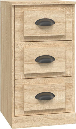 vidaXL - Dressoir - 36x35,5x67,5 - cm - bewerkt - hout - sonoma - eikenkleurig