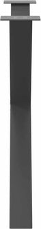 vidaXL - Eettafelpoten - 2 - st - X-vormig - 90x(72-73) - cm - staal - antraciet