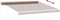 vidaXL - Luifel - handmatig - uittrekbaar - met - LED - 400x300 - cm - bruin