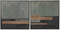 Schilderij Home ESPRIT Zwart Groen Modern Stads 100 x 4 x 100 cm (2 Stuks)