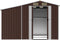 vidaXL - Tuinschuur - 277x192,5x179 - cm - gegalvaniseerd - staal - bruin