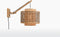 GOOD&MOJO Wandlamp Bhutan - Bamboe/Zwart - 55x44x45cm - Binnen Scandinavisch,Bohemian