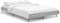 vidaXL - Bedframe - bewerkt - hout - grijs - sonoma - eikenkleurig - 120x190 - cm