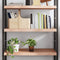 vidaXL - Wandschap - 80x40x(2-6) - cm - behandeld - massief - eikenhout - lichtbruin