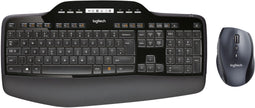 Logitech MK710 - Draadloos Toetsenbord met Muis - QWERTY Italiaans - Zwart
