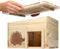 ProGarden - Egelhuisje - 34x28x22 - cm - hout - met - boomschors