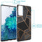 imoshion Hoesje Geschikt voor Samsung Galaxy S20 FE Hoesje Siliconen - imoshion Design hoesje - Zwart / Meerkleurig / Goud / Black Graphic