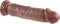 Evolved Dildo Love Toy Realistic Dong, Dark 17.7 Cm Bruin